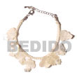 white macramie w/ dangling Macrame Bracelets