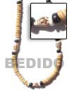 Natural coco and shell necklaces Natural Combination Necklace Natural Combination Necklace