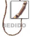 Natural natural made bamboo tube Natural Combination Necklace Natural Combination Necklace