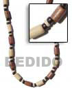 Natural wood tube necklace Natural Combination Necklace Natural Combination Necklace