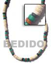 Natural coco pukalet alternate necklace Natural Combination Necklace Natural Combination Necklace
