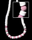 graduated white shell necklace Natural Combination Necklace
