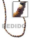 2-3 mm coco pukalet Natural Combination Necklace