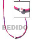 2-3 mm coco pukalet Natural Combination Necklace