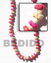 Natural 2-3 mm heishe bleach Natural Combination Necklace Natural Combination Necklace