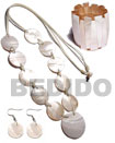 Natural 10 pcs. 35mm round Set Jewelry Natural Set Jewelry