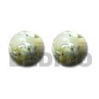 Natural white resin button earrings Resin Earrings Resin Earrings