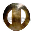 Natural round blacklip buckle 60mm Sarong Shell Buckles Sarong Shell Buckles