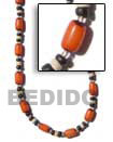 Natural orange buri seed necklaces Seed Necklace Seed Necklace