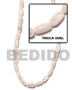 Natural Troca Oval Shell Beads Shell Beads
