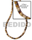 Natural Brown Lip 4-5 mm Shell Beads Shell Beads
