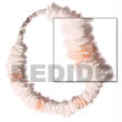 Natural white rose w/ pink Shell Bracelets Shell Bracelets