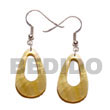 35mm teardrop MOP w/ Shell Earrings