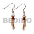 Natural 40mm sword hammershell Shell Earrings Shell Earrings