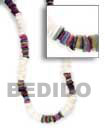 rainbow color shell necklace Shell Necklace