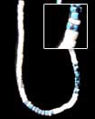 Natural 4-5 mm white heishe Shell Necklace Shell Necklace