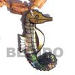 Natural inlaid seahorse pendant Shell Pendant Shell Pendant