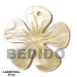 Natural hammershell flower pendant Shell Pendant Shell Pendant