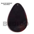 Natural black pin teardrop pendant Shell Pendant Shell Pendant
