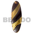 thin elongated oval Shell Pendant