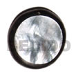 Natural hammershell round w/ thick Shell Pendant Shell Pendant