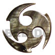 blacklip celtic 40mm pendants Shell Pendant