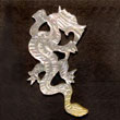 flying MOP dragon carving Shell Pendant