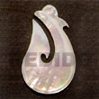 hook MOP 40mm pendants Shell Pendant