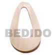 Natural kabibe 30mm teardrop w/ Shell Pendant Shell Pendant