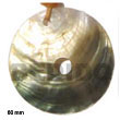 black lip disc pendant Shell Pendant