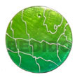 Natural 35mm capiz round shell Shell Pendant Shell Pendant