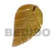 25mmx14mm MOP leaf pendants Shell Pendant