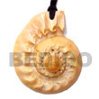 Natural cone melo shell pendants Shell Pendant Shell Pendant