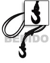 Natural 40mm black celtic carabao Surfers Necklace Surfers Necklace