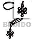 Natural celtic knot black carabao Surfers Necklace Surfers Necklace