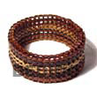 Natural 6 liner agsam w/ Wet and Wear Bracelets Wet and Wear Bracelets