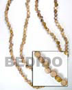Natural robles disc side drill Wood Beads Wood Beads