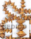 Natural bayong saucer Wood Beads Wood Beads