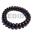 Elastic Pokalet Hardwood Natural Wooden Beads Kamagong Tiger Bra