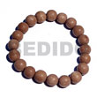 Natural Wooden Beads Bracelets Natural Round Rosewood Beads Wooden Bracelets