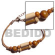 Natural bamboo & wood beads Wooden Bracelets Wooden Bracelets