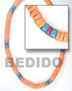 coco heishe combination necklace
