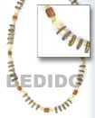 coco and woodbeads necklace Natural Combination Necklace