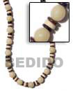 ethnic buri seed and coco necklace