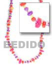 coco with tube bead Natural Combination Necklace