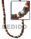 coco earth tone colors Natural Combination Necklace
