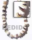 white rose shell necklaces