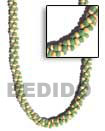 twisted coco pukalet natural 2 rows / 3
