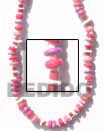 pink nuggets combination necklace Natural Combination Necklace