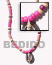 4-5 mm coco pukalet Natural Combination Necklace